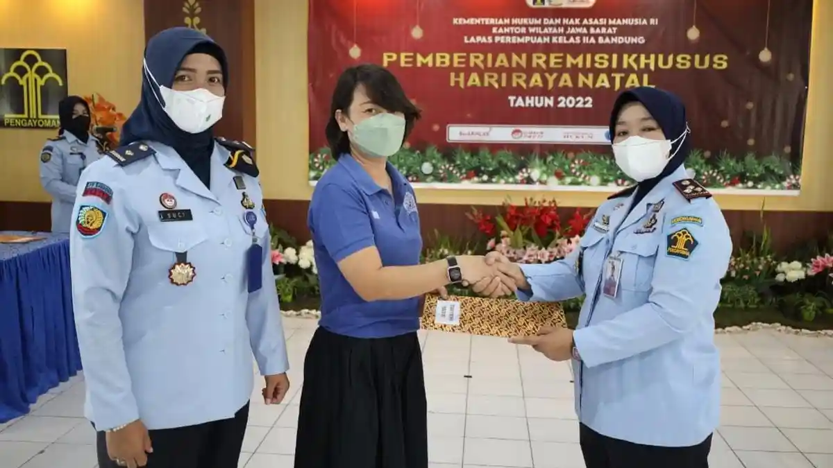 35 Warga Binaan Lapas Perempuan Bandung Dapat Remisi Natal, Terbanyak Hingga 2 Bulan