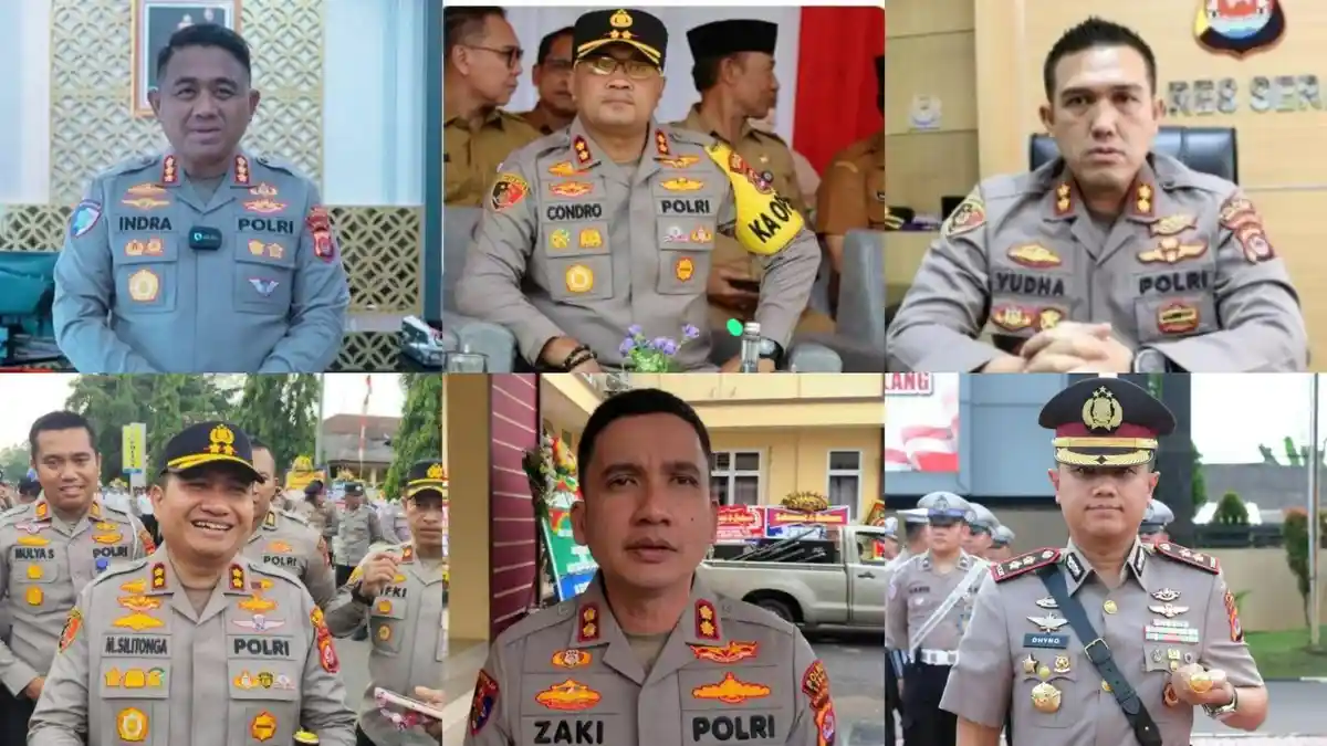 Daftar Nama dan Harta 6 Kapolres di Banten, Kombes Yudha Satria Terkaya, Siapa Siapa yang Termiskin?