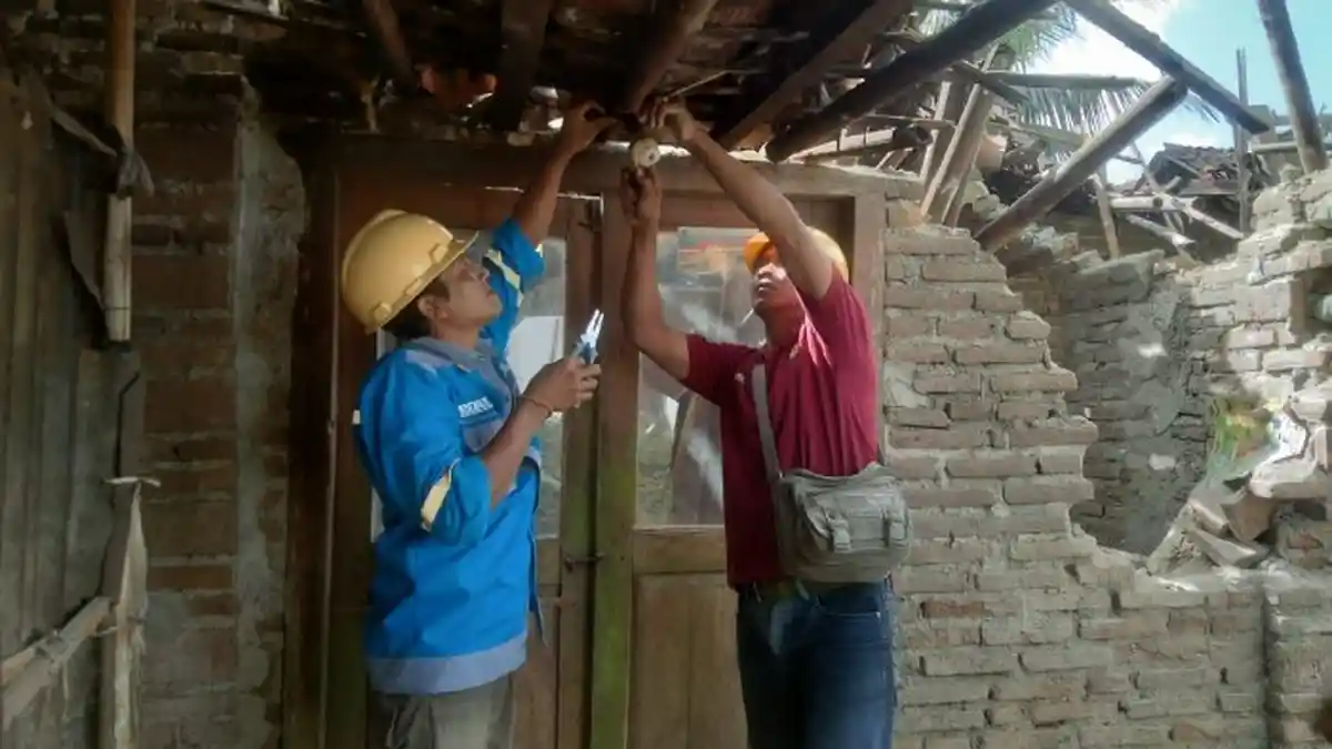 Pascagempa Bantul, PLN Pulihkan Sistem Kelistrikan dan Bantu Warga Terdampak Gempa