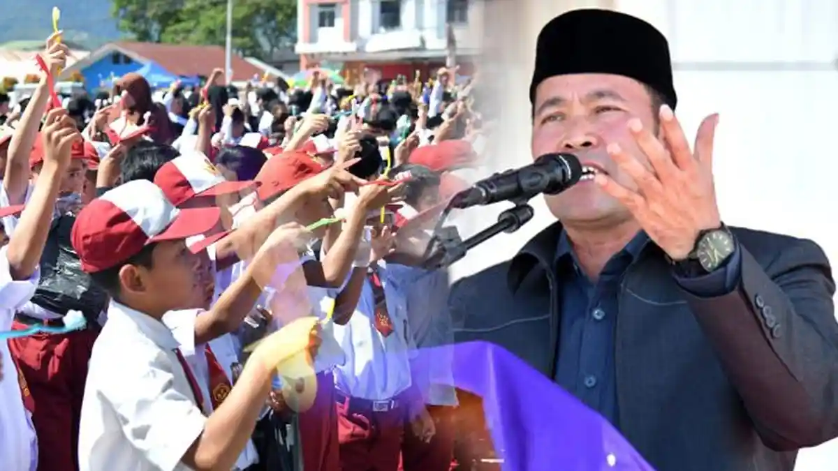 Peringati HKGN, Seribu Lebih Siswa SD/MI di Bener Meriah Sikat Gigi ...