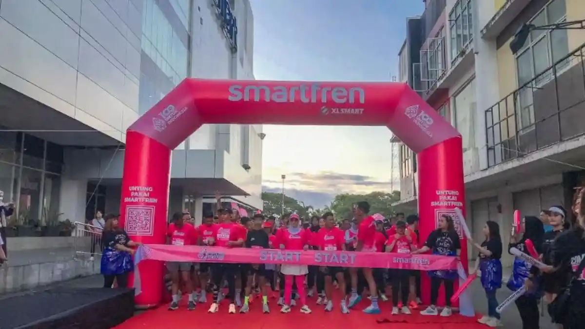 Smartfren Gelar Fun Run 5 KM di Gorontalo, Wujudkan Gaya Hidup Sehat dan Dukung UMKM Lokal