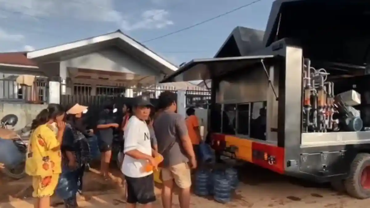 Air Keruh Jadi Layak Minum! Begini Aksi  Mobil Water Treatment Brimob Sumut