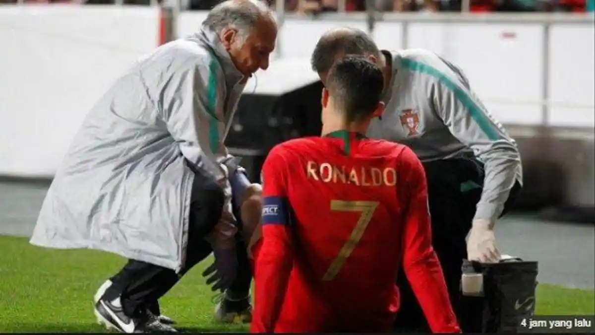 Cedera Hamstring Kambuh, Ronaldo: Tenang, Cuma 2 Minggu, Kok!