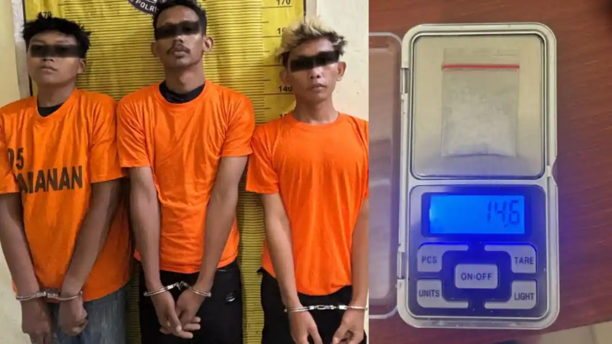 Jual Sabu ke Polisi, 3 Pria di Binjai Diringkus :Ada Order Barang Bang?