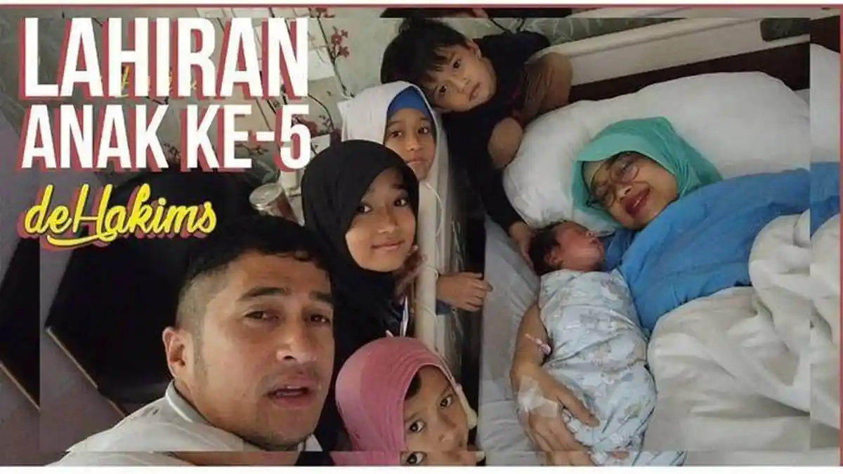 Dikaruniai Anak Kelima, Irfan Hakim Mengaku Panik, Pernah Ingin Punya 7 Anak, Tapi Kini Cukup 5
