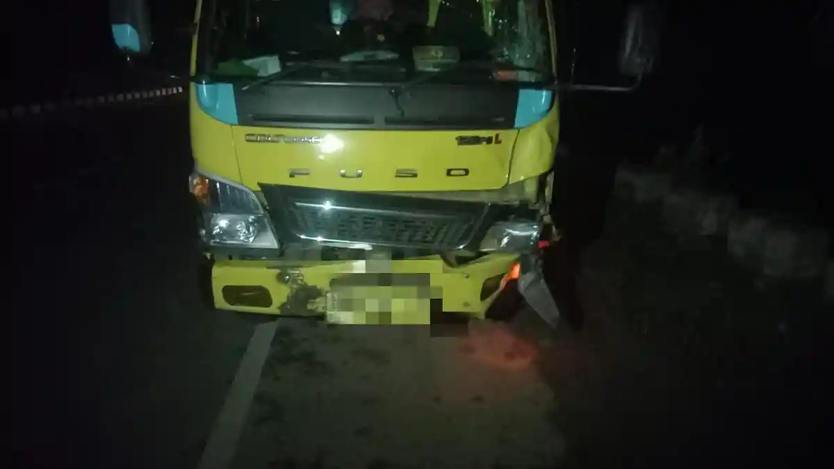 Sepmor dan Truk Tabrakan di Bukit Seumadam Aceh Tamiang, Pengendara Meninggal Saat Dibawa ke RS
