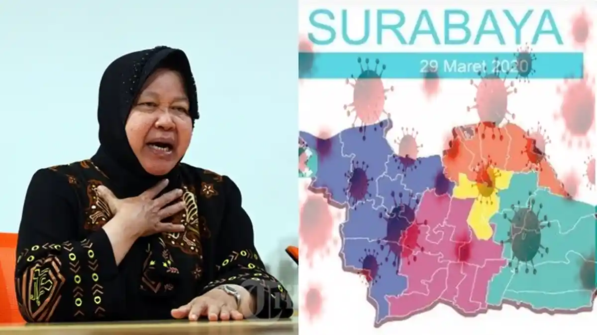 Kasus Virus Corona di Surabaya Meningkat Sabtu 11 April 2020, Risma Kasi Makan PDP dan ODP Covid-19
