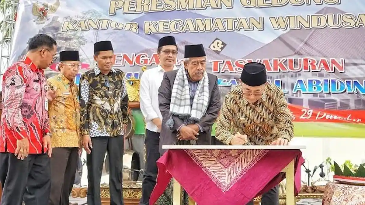 Kantor Baru Kecamatan Windusari Magelang Diresmikan, Serap Anggaran Rp7,7 Miliar