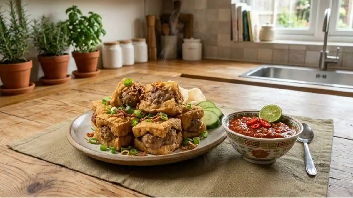Resep Tahu Daging Bakso, Camilan yang Mantul Dicocol Saus Sambal