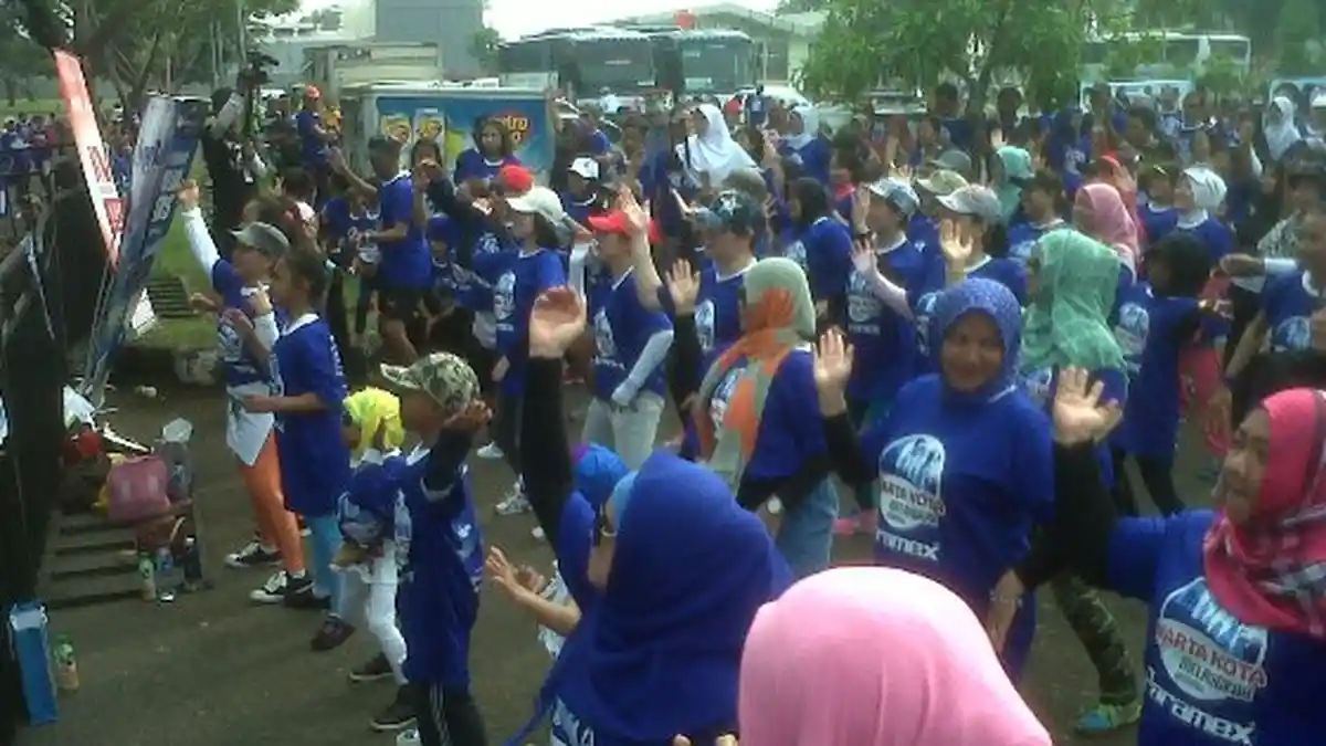 Goyang Zumba di Harapan Indah Bekasi