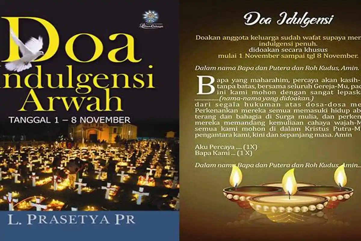 Tutorial Doa Indulgensi Arwah Katolik Mulai 1 November sampai 8 November 2022