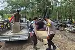 Polres Way Kanan Gelar Gotong Royong di Pure Melasti Bali Sadhar Utara