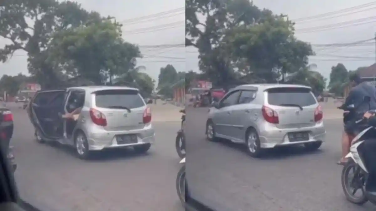 Viral Video Wanita Teriak Minta Tolong di Dalam Mobil, Warga Sekitar Histeris