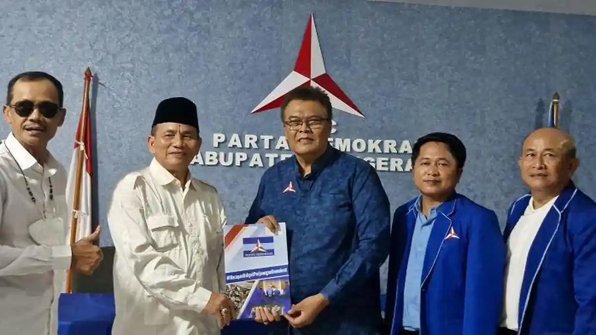 Hari Terakhir Pendaftaran Pilkada 2024, Kantor DPC Demokrat Digeruduk Balon  Bupati Tangerang