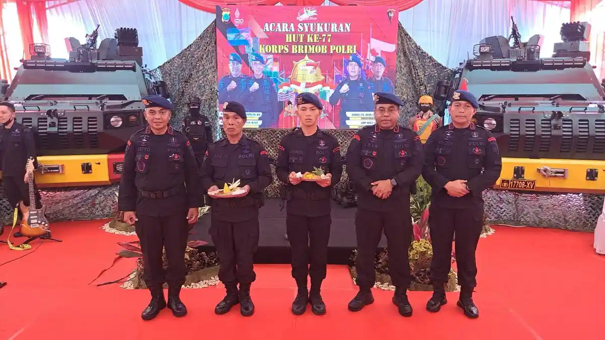 Rayakan HUT ke-77, Ini Pesan Kapolda kepada Brimob Polda Sulawesi Utara