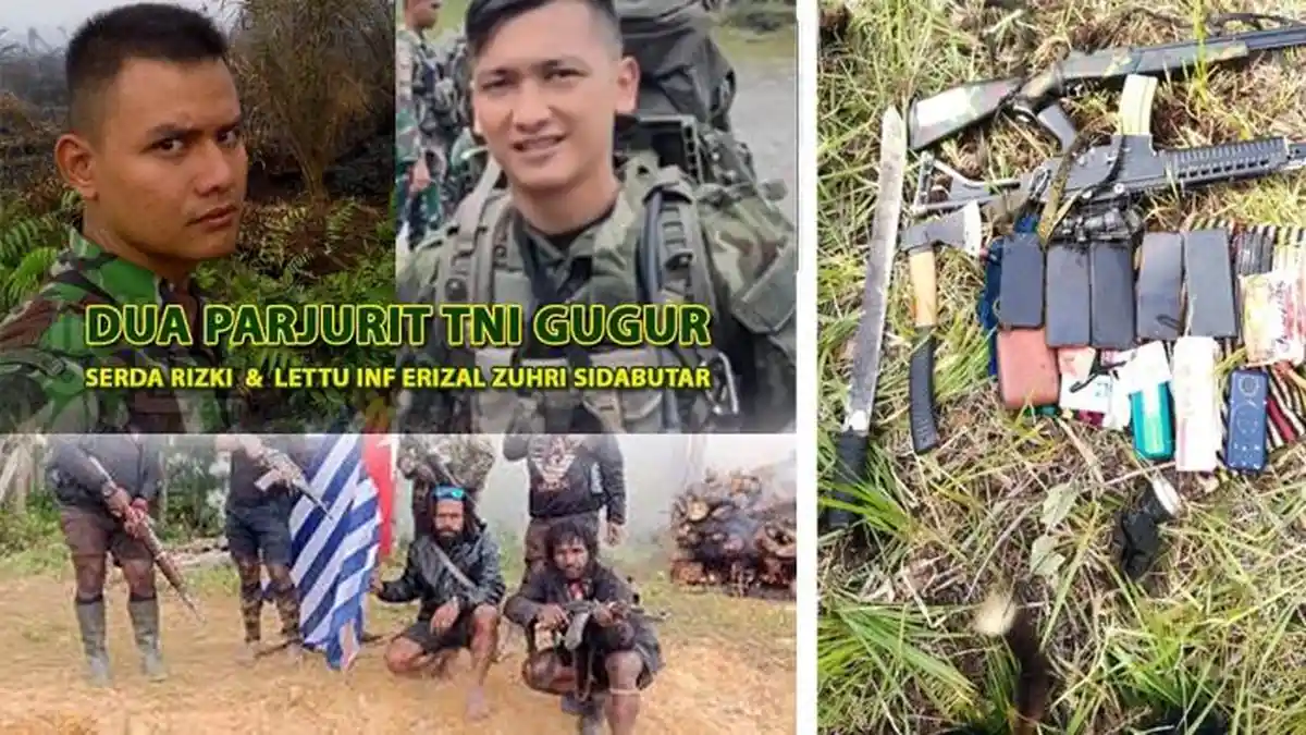 3 Anggota OPM Tewas Ditembak TNI, Penembak Serda Ramadhan, Lettu Reski Sidabutar, dan Sertu Rizky