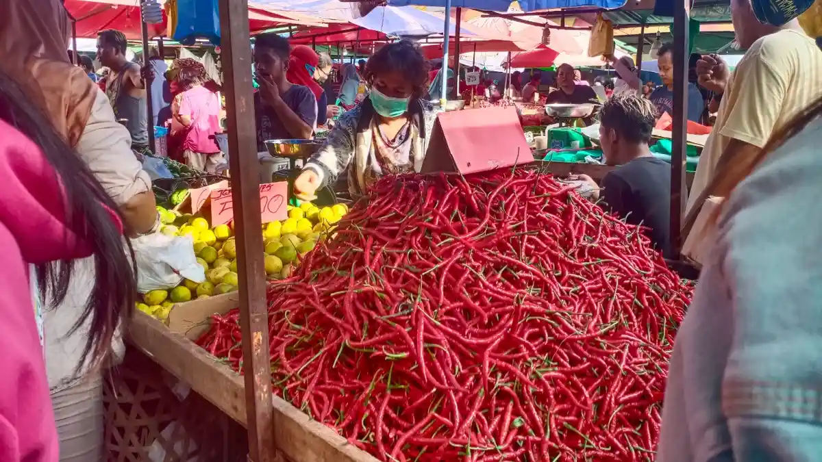 Harga Cabai Merah di Batam Naik Rp 5 Ribu Per Kilo di Pasar Tos 3000 Jelang Ramadhan 2021