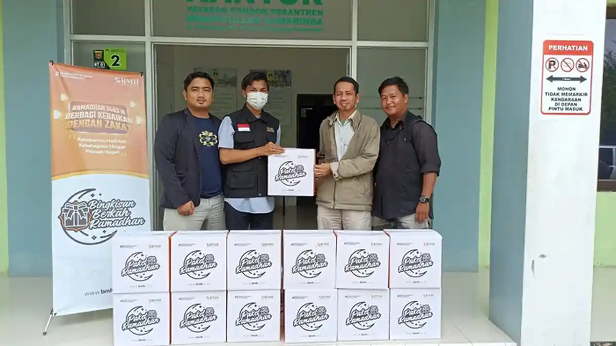 Program Bingkisan Berkah Ramadhan, BMH Bagi Sembako Door to Door di Samarinda