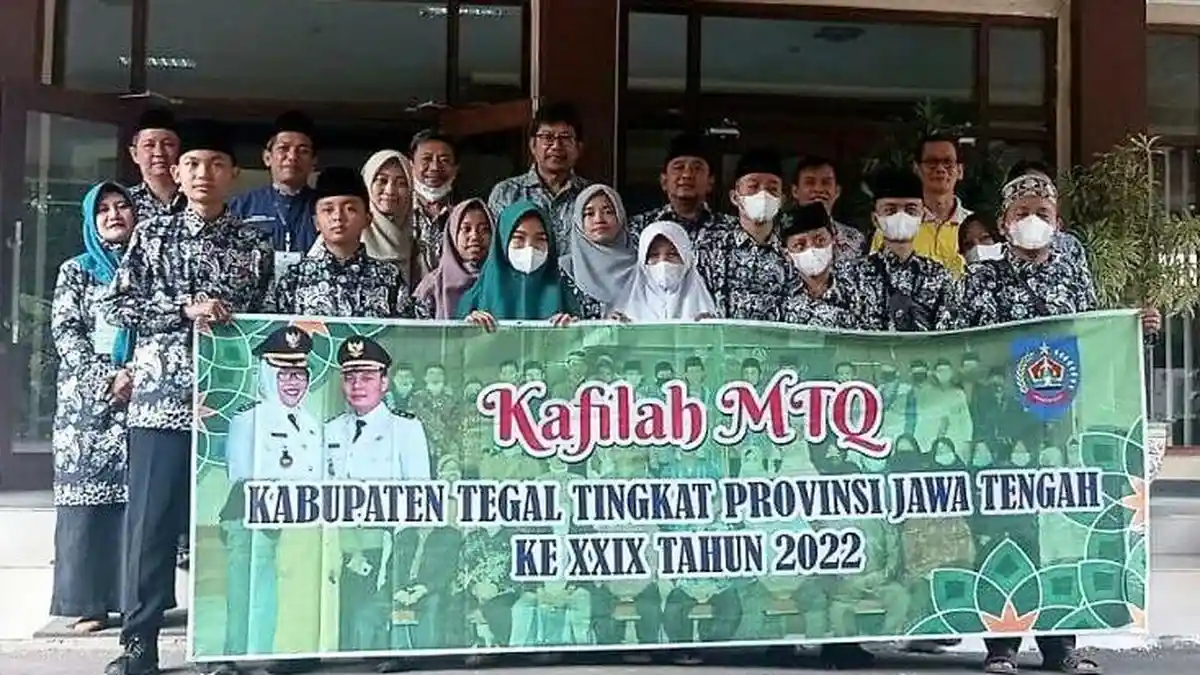 Kontingen Santri Kabupaten Tegal Raih Juara Satu Tartil Quran pada MTQ Tingkat Jawa Tengah