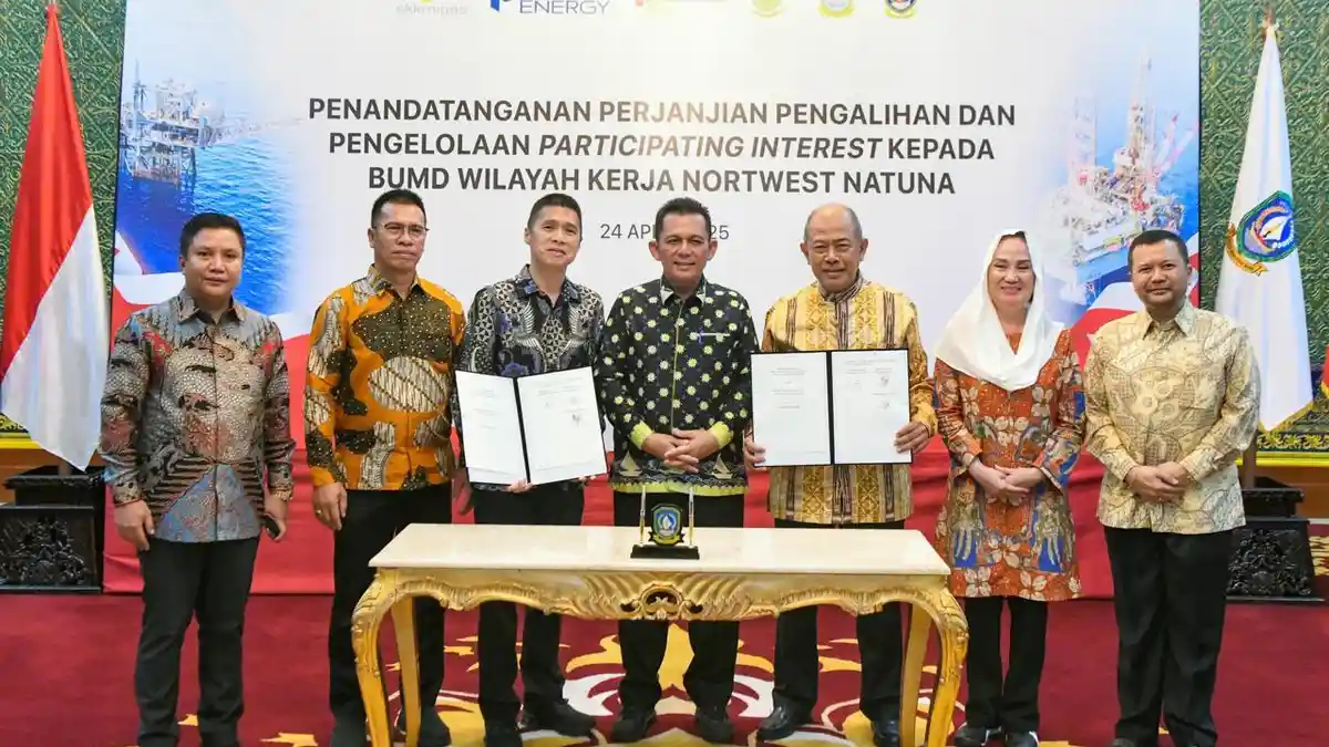 Pengalihan Participating Interest 10 Persen di North West Natuna Resmi Terwujud