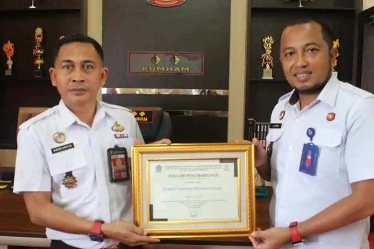 Capai Indeks Kinerja Pelaksanaan Anggaran, Rutan Kelas II B Unaaha Konawe Diganjar Penghargaan