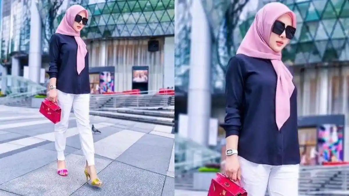 Penampilan Syahrini Kala Berpose Auto Jadi Sorotan, Intip Harga Sendal Inces yang Berbeda Warna Itu