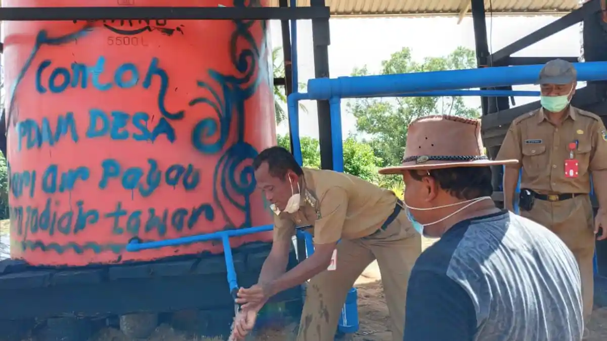 Kampung Nelayan di Tala Jadi Pilot Project PDAM Desa, ini Jumlah Investasinya