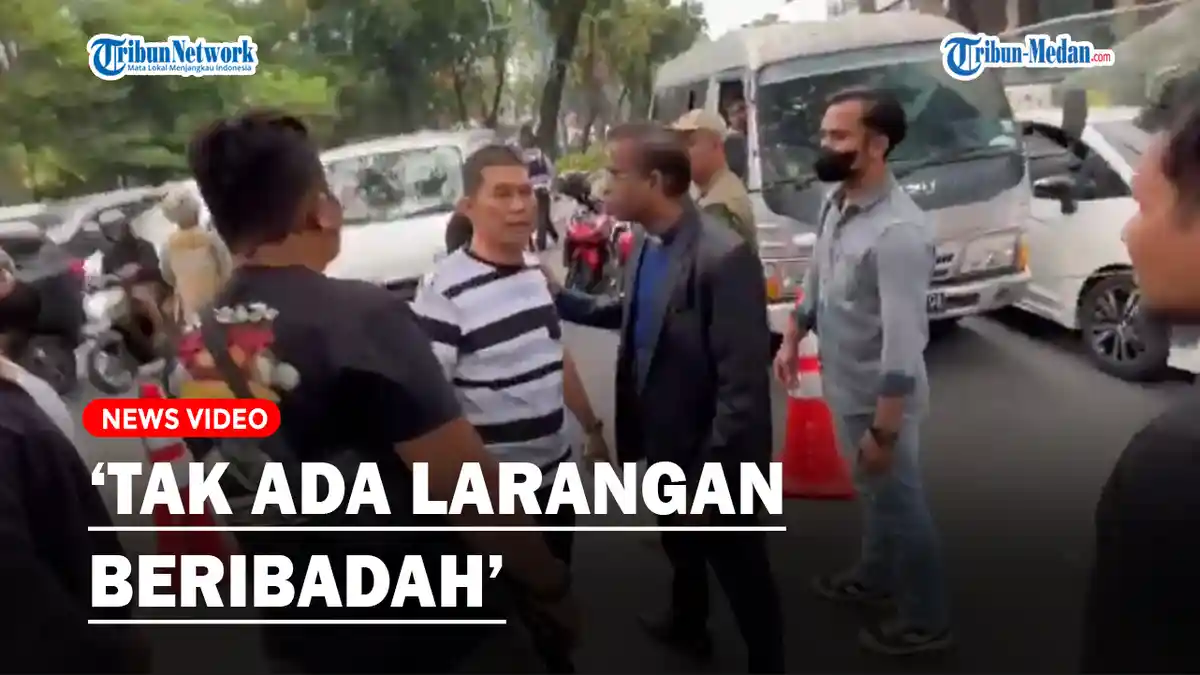 Jemaat Gereja Bersitegang dengan Kasatpol PP Medan Dugaan Larang Beribadah, Ini Kata Rakhmat Harahap