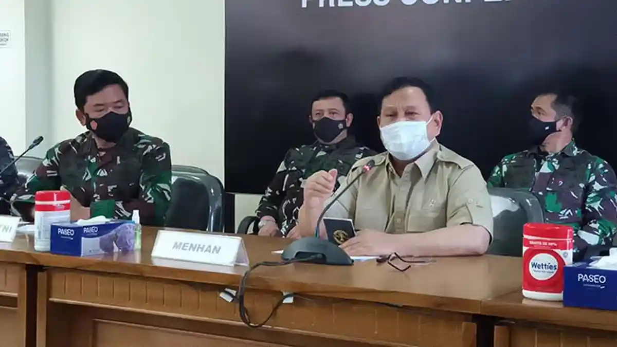 Menhan Prabowo: Seluruh Prajurit KRI Nanggala-402 yang Gugur Adalah Putra-Putra Terbaik Bangsa