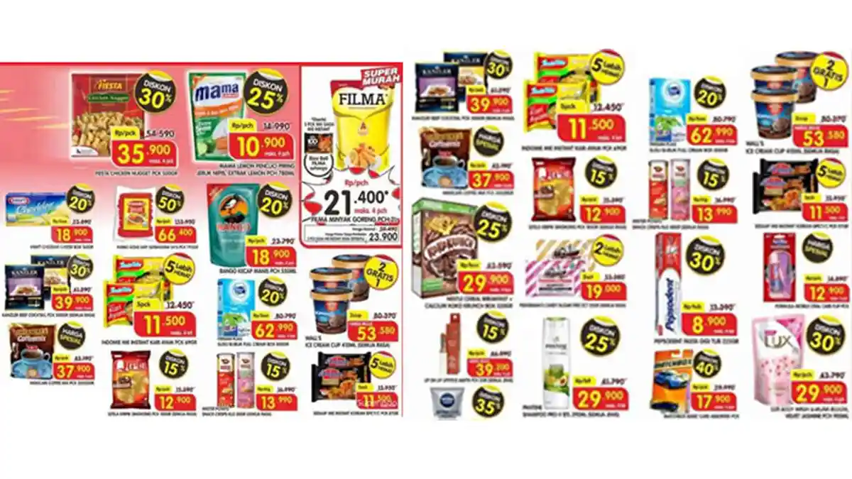 Promo Superindo Periode 23 - 25 Oktober 2020, Dapatkan Diskon Harga Nugget, Minyak Goreng, dan Buah
