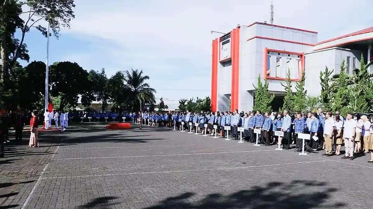 Hadiri Upacara Peringatan Hardiknas 2023, Ini Pesan Bupati Minahasa ...