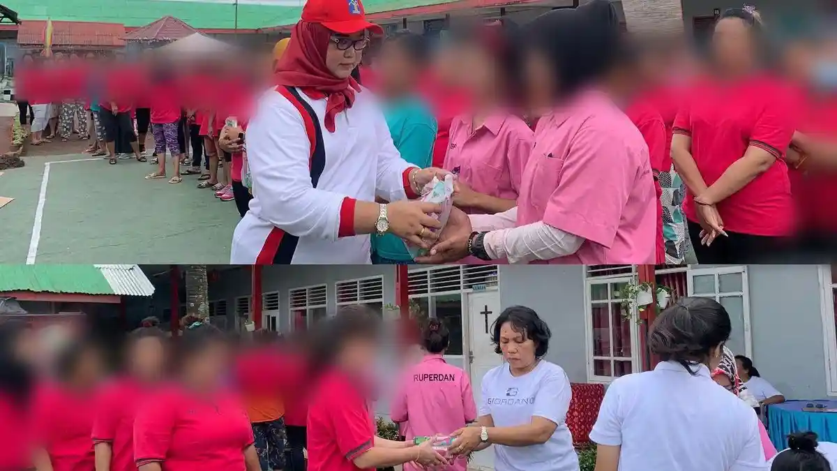 Rutan Perempuan Medan Bagikan Peralatan Mandi kepada Seluruh Warga Binaan