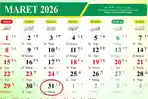 Tanggal 31 Maret 2026 Memperingati Hari Apa? Ada 3 Peringatan Penting