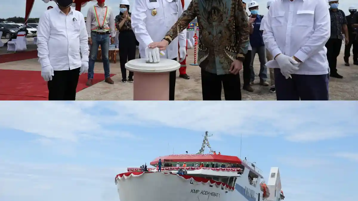 Nova Launching Kapal 'Aceh Hebat 1' ke Laut di Karimun, Berlayar di Aceh Akhir November