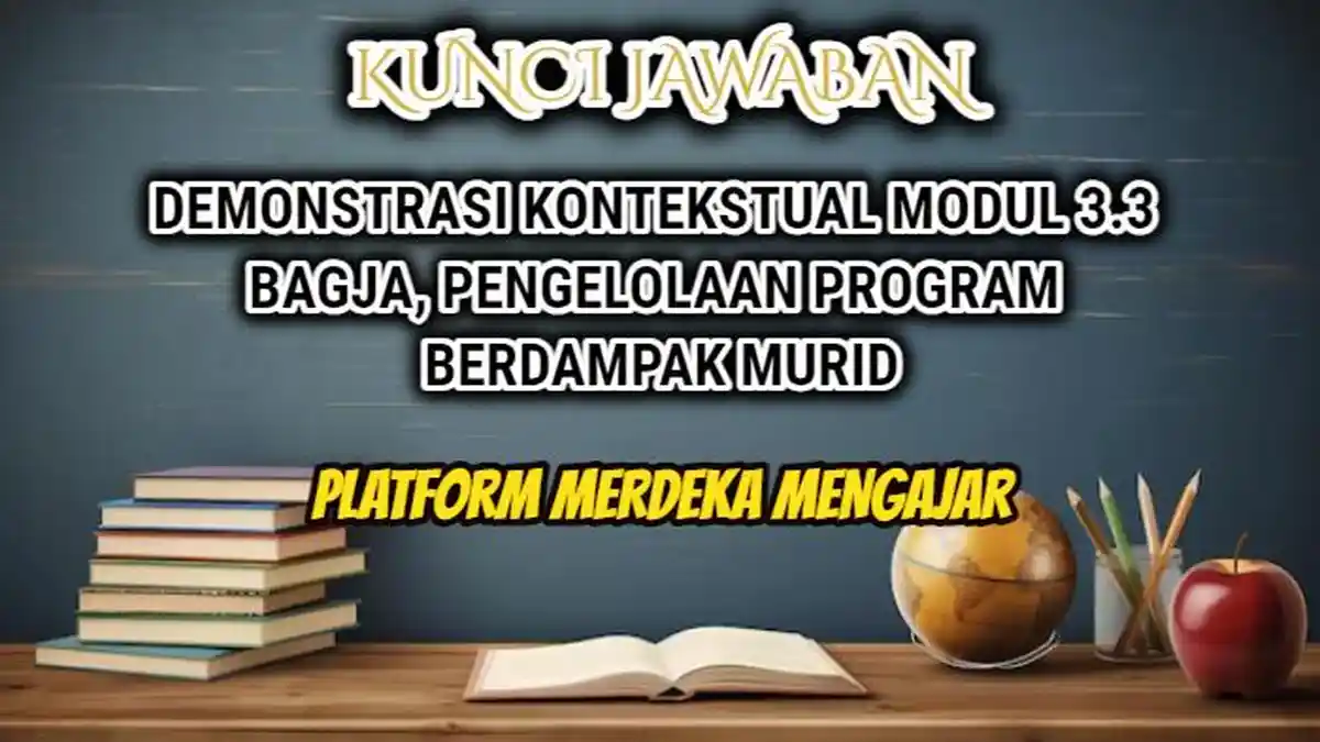 Demonstrasi Kontekstual Modul 3.3 BAGJA, Pengelolaan Program Berdampak Murid: Jawaban Soal PMM