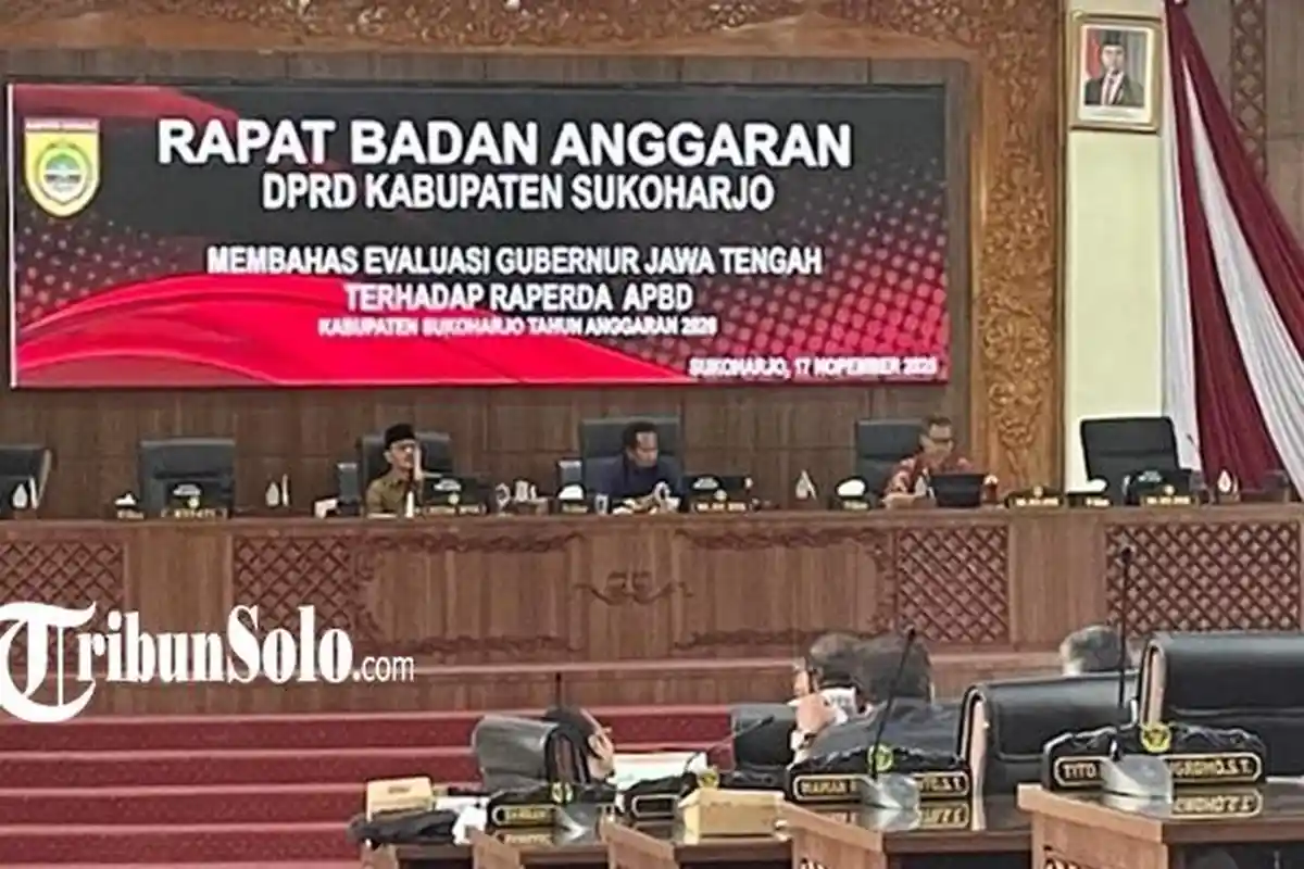 DPRD Sukoharjo Gelar Rapat Badan Anggaran, Bahas Evaluasi Gubernur atas Raperda APBD 2026