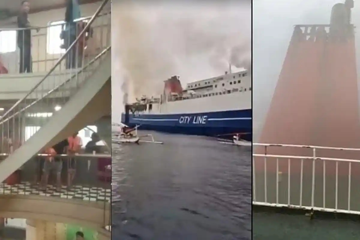 KMP Mutiara Timur I Terbakar, 200 Lebih Penumpang dan ABK Dievakuasi Kapal Angkatan Laut dan Nelayan