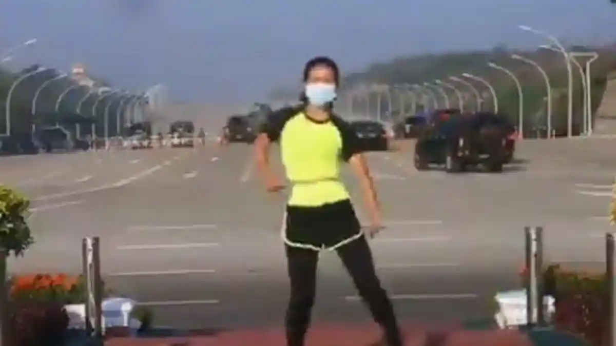 Video Senam Ampun Bang Jago Saat Kudeta Militer Myanmar Viral, Hingga Diberitakan Media Asing