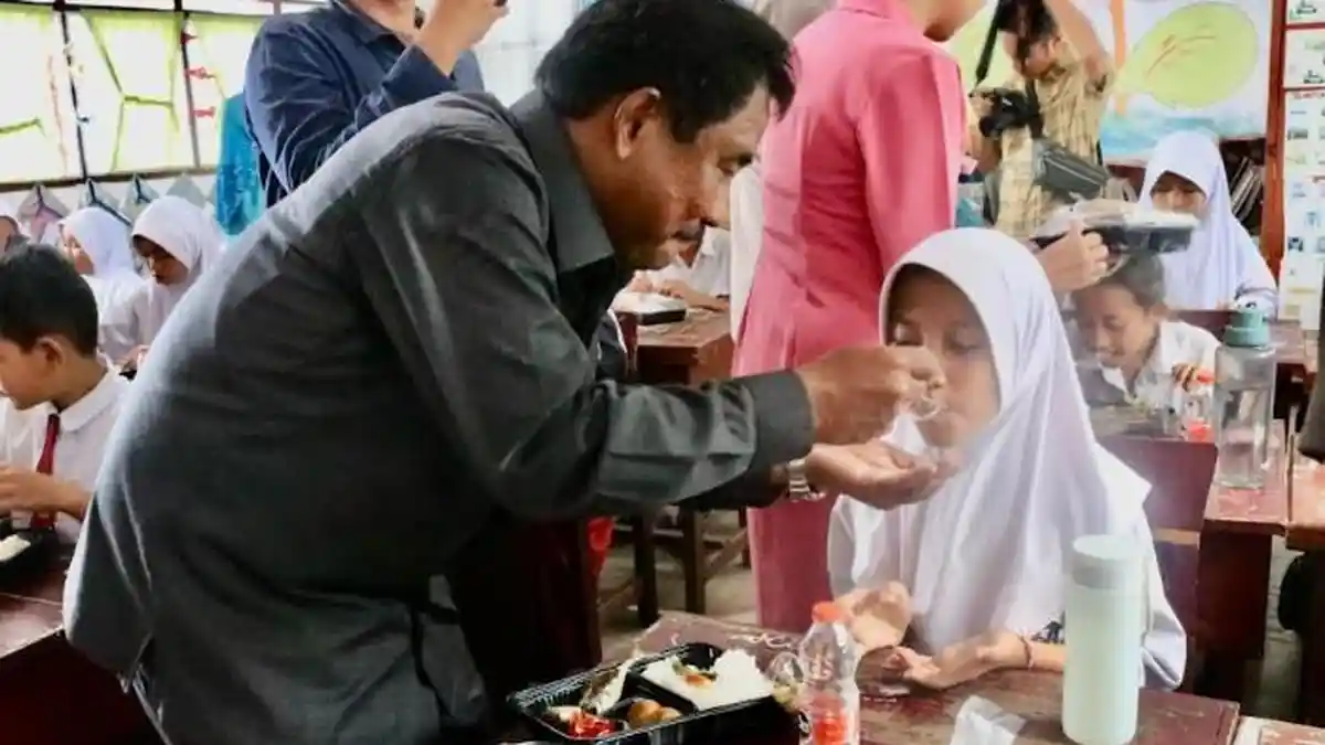 Pemko Binjai Gelar Makanan Sehat Gratis se-Kota Binjai, Wali Kota Amir Hamzah: Ada 60 ribu Murid