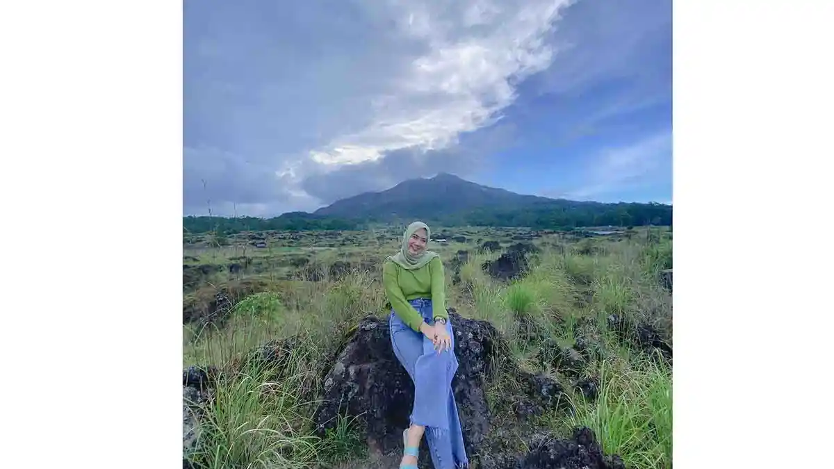 Wisata Lava Tumuli Gunung Batur, Off Road Ditengah Hamparan Padang Savana dan Bebatuan 
