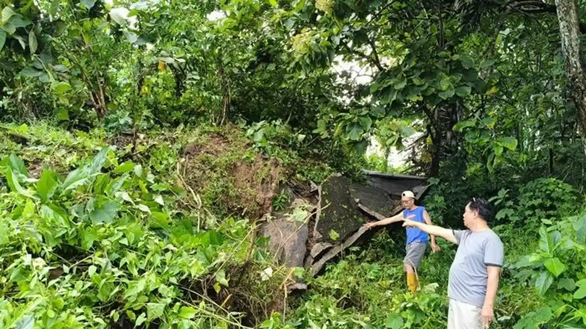 Warga Muara Siban Dilanda Ketakutan, Tanah Bergerak Ancam Puluhan Rumah