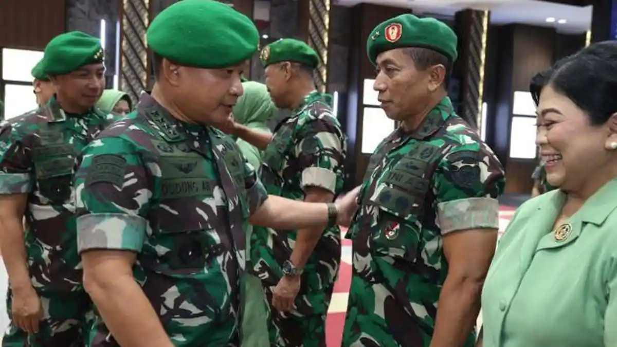 Jenderal Dudung Abdurachman Bicara Makna Pangkat dan Jabatan pada 19 Pati yang Baru Naik Pangkat 