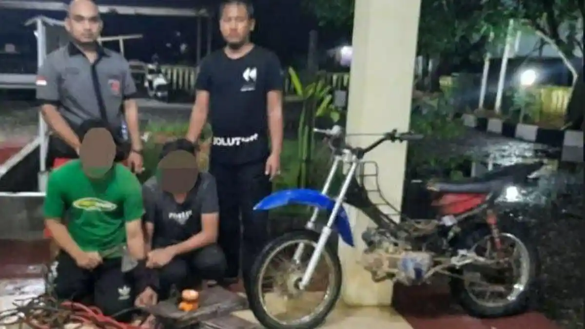 2 Orang Curi Baterai Tower di Kawasan Pegunungan, Begini Cara Polisi Lakukan Penangkapan