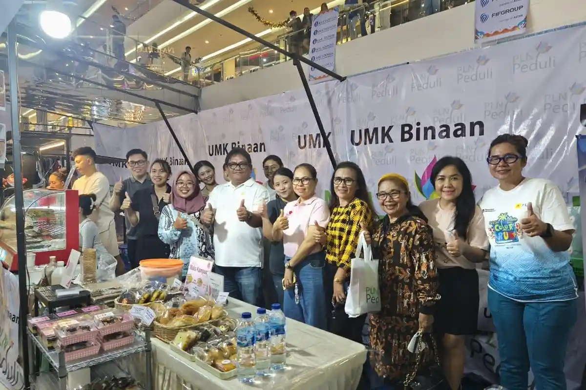 Produk Unggulan UMKM Binaan PLN Jadi Primadona di Manado High Street Market 2025
