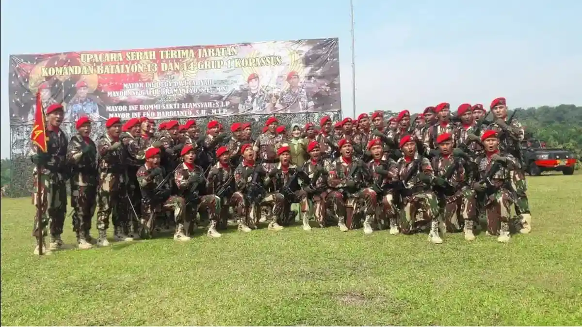 Viral Isu Pangkopassus Tampar Protokoler Istana, Kopassus Tegaskan Itu Hoaks