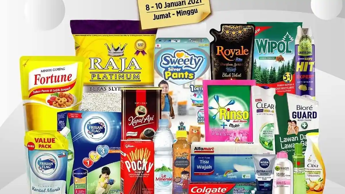 Promo Alfamart Hari Ini Minggu 10 Januari 2021, Buruan Belanja, Cek di Sini Katalognya!