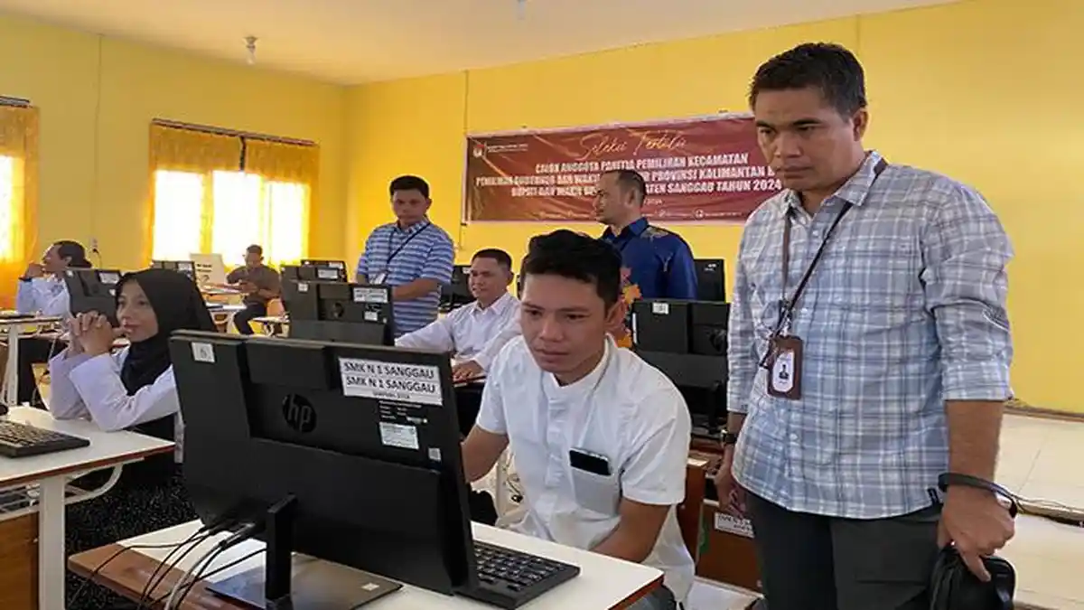 KPU Sanggau Laksanakan Tes Tertulis Calon Anggota PPK, Ini Jadwal Tes Selanjutnya