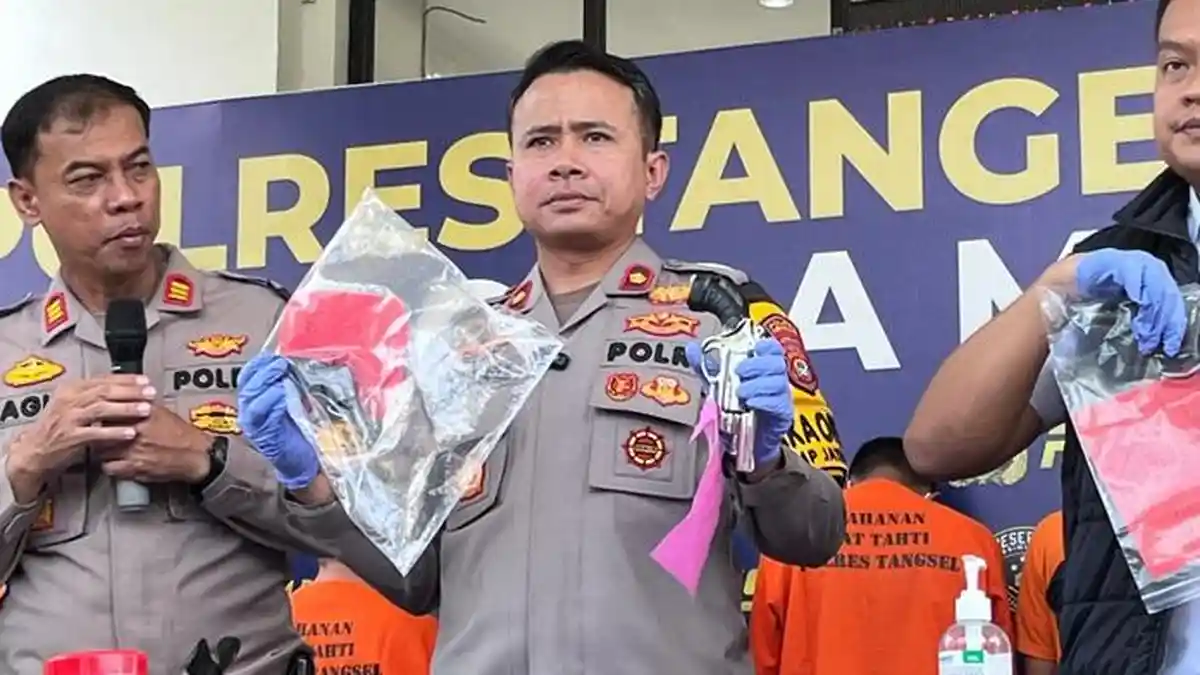 Polres Tangsel Amankan 16 Motor Curian dan Senjata Api Rakitan dalam Pengungkapan Kasus Curanmor 