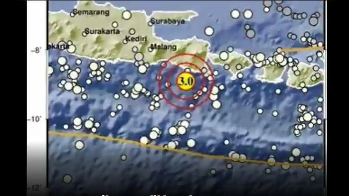 Terjadi Gempa Bumi di Jember, Provinsi Jawa Timur, Kamis 15 Oktober 2026