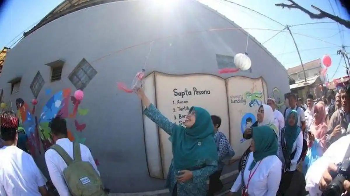 Tempat Wisata di Bandung, Belajar Sambil Bermain di Kampung Wisata Literasi